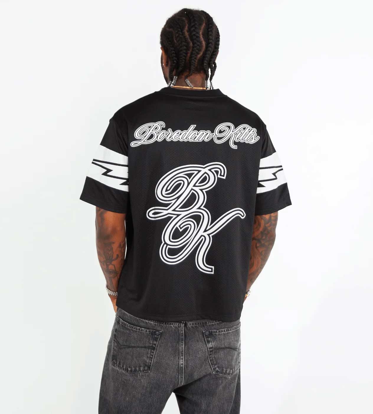 Boredom Kills Mesh Jersey Black