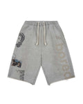 Boredom Kills Message Sweatshorts Grey