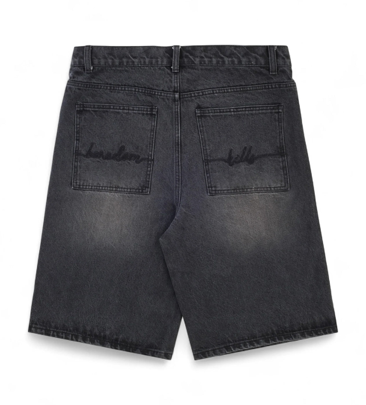Boredom Kills Pearl Spider Jorts Black