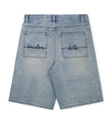 Boredom Kills Pearl Spider Jorts Blue