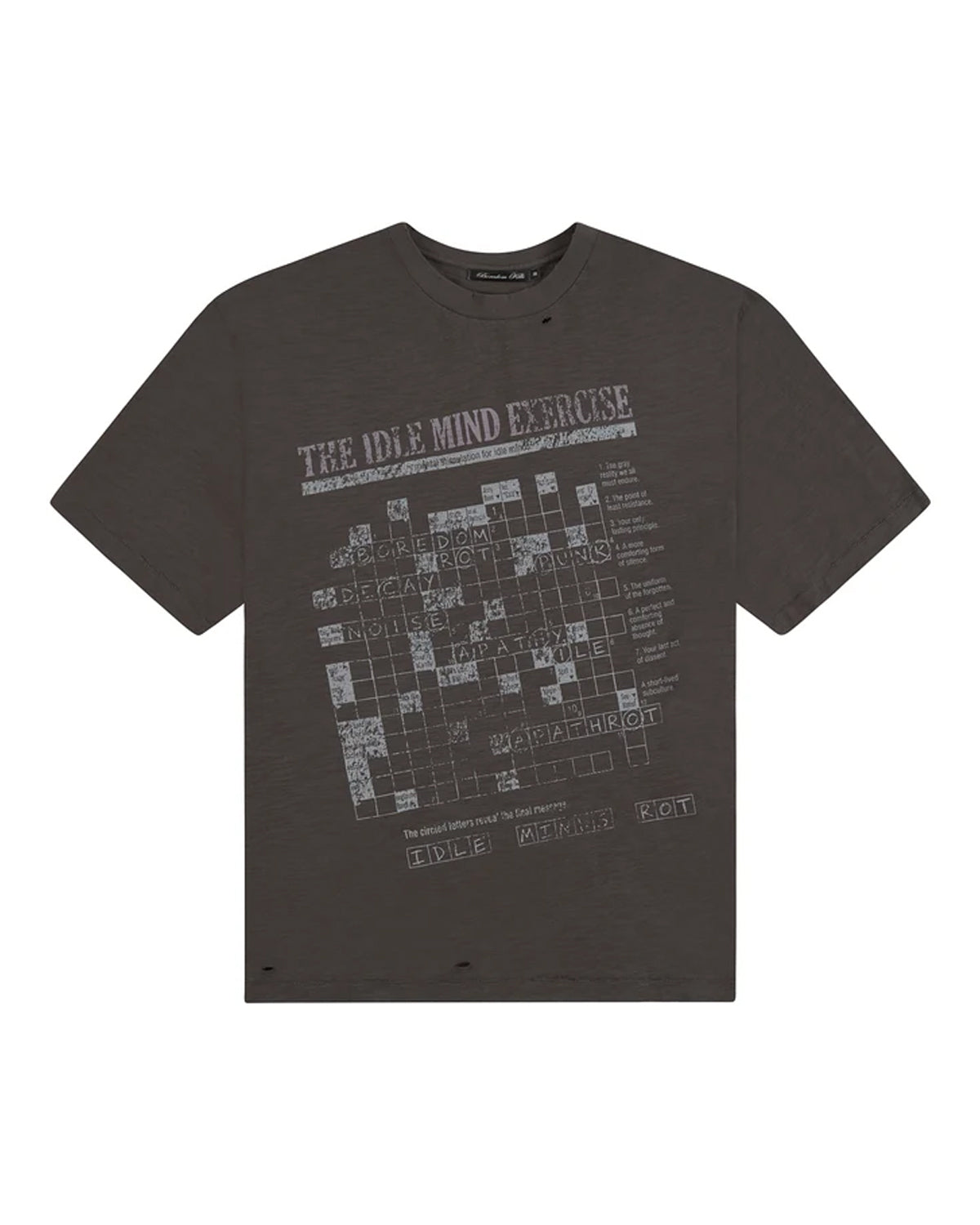 Boredom Kills Scramble Tee Black