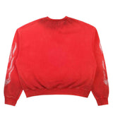 Boredom Kills Script Sweater Red