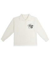 Boredom Kills Signature Mohair Polo Tee Cream