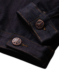 Boredom Kills Spider Pearl Denim Jacket Black