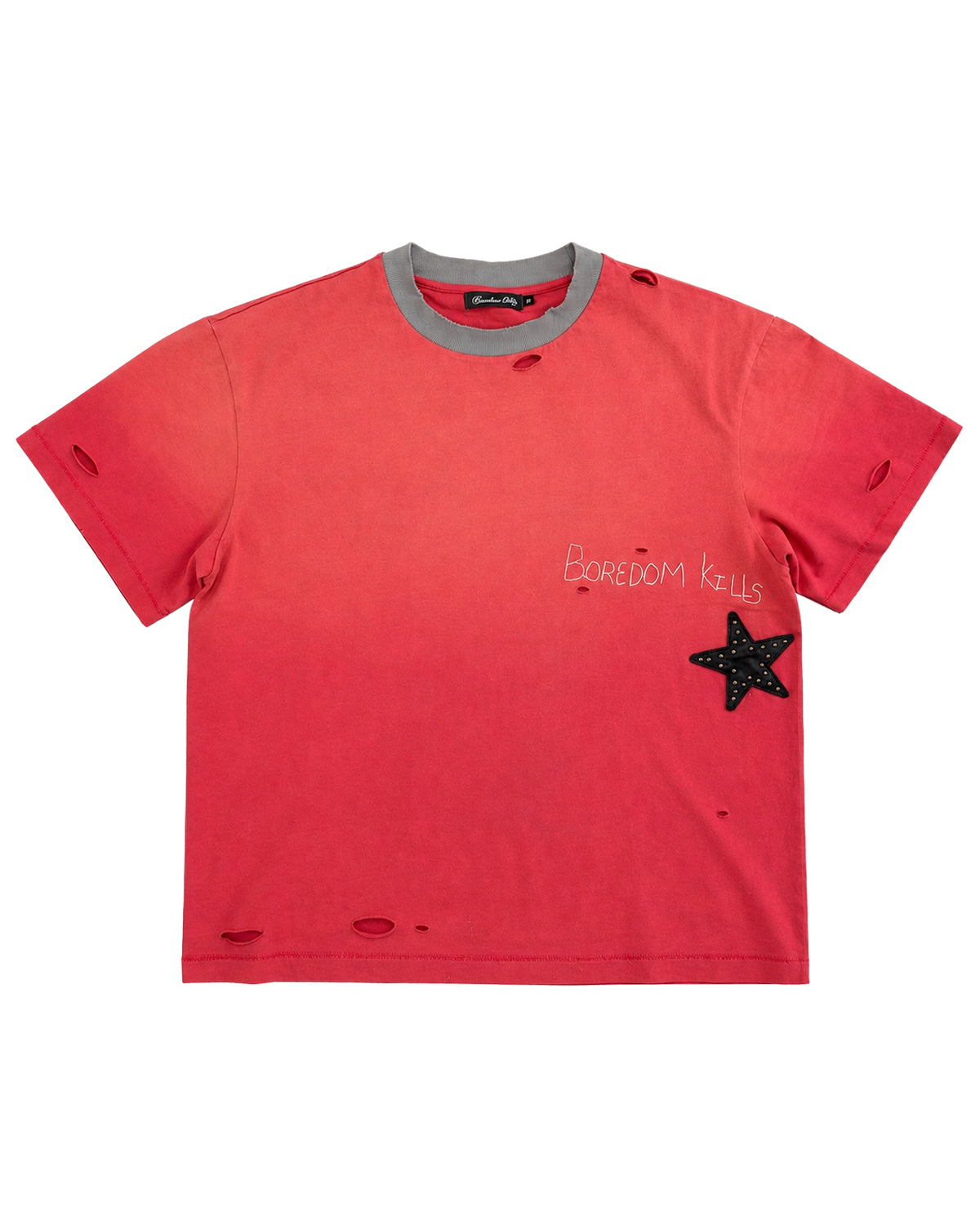 Boredom Kills Stardom Tee Red
