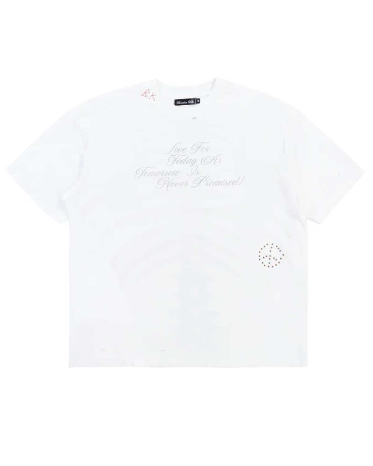 Boredom Kills Tomorrow Tee White