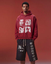 Boredom Kills Unplug Hoodie Red