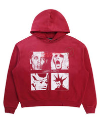 Boredom Kills Unplug Hoodie Red