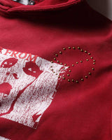 Boredom Kills Unplug Hoodie Red