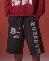 Boredom Kills Collegiate Sweatshorts Vintage Black