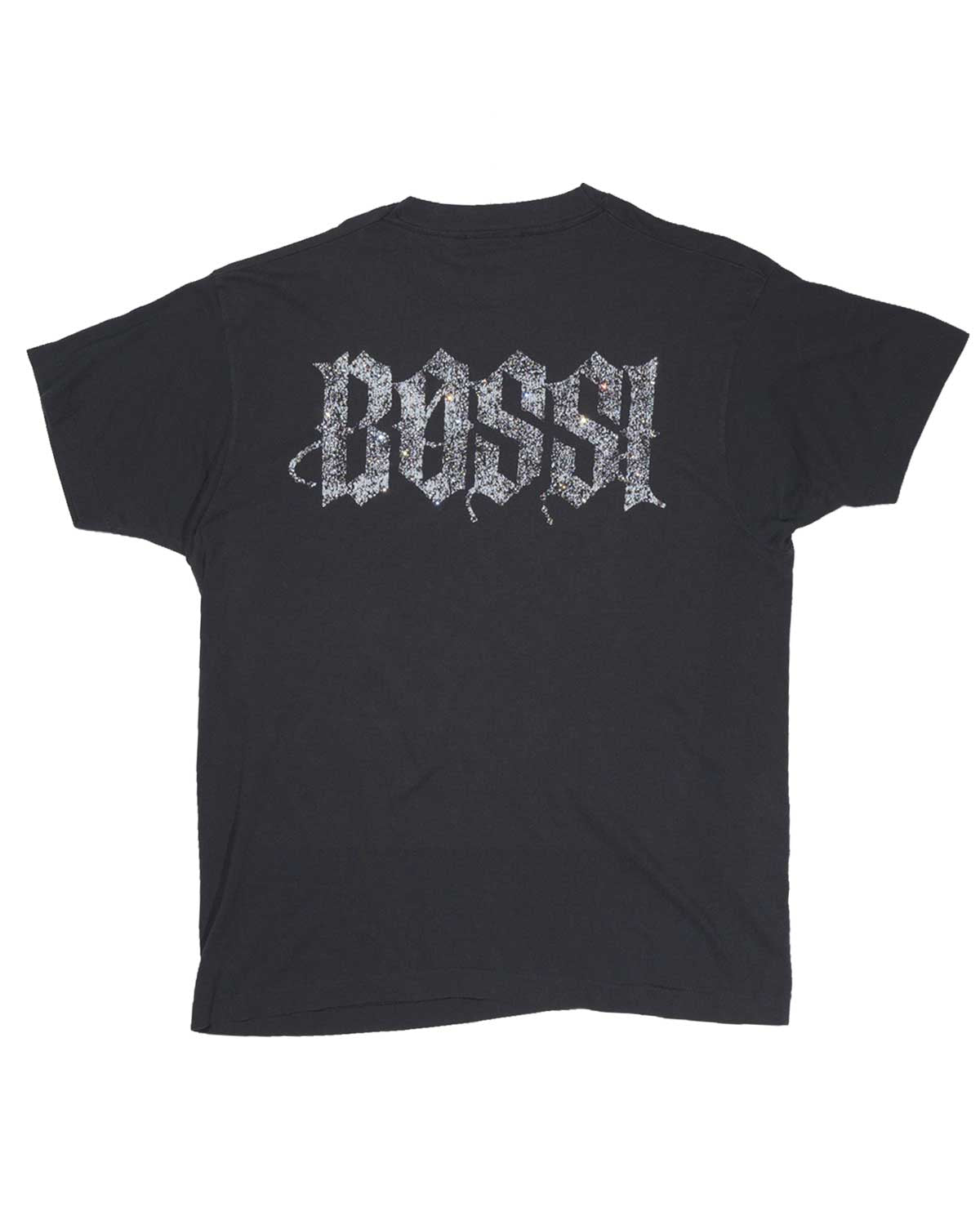 Bossi Vintage Rhinestone Tee Black