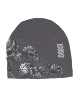 Bossi Vintage Rhinestone Beanie Grey