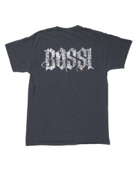 Bossi Vintage Rhinestone Tee Black/Orange