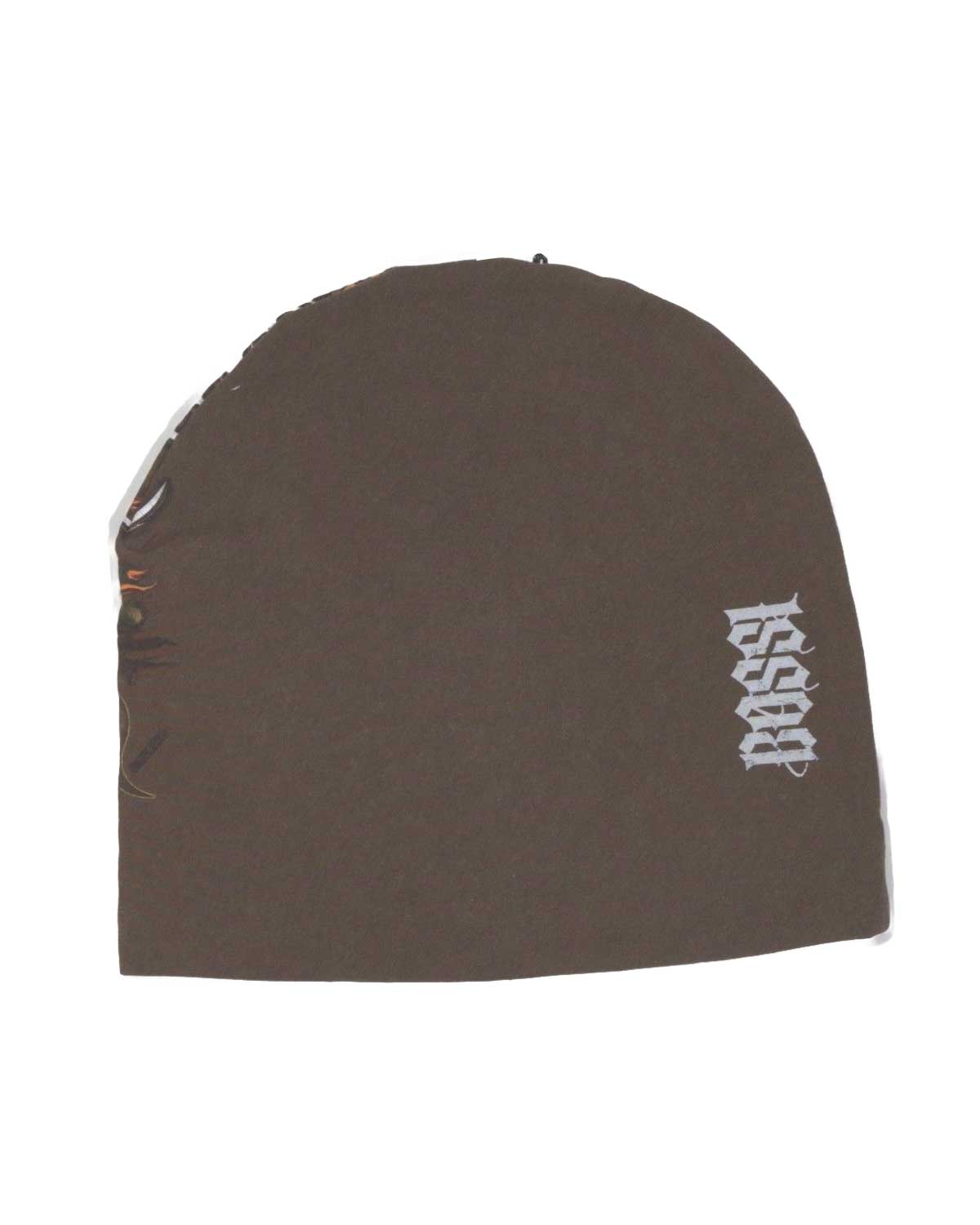 Bossi Vintage Rhinestone Harley Beanie Brown