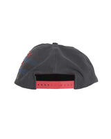 Bossi Vintage Rhinestone Snapback Hat Black