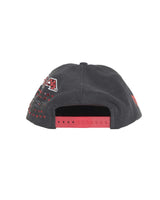 Bossi Vintage Rhinestone Snapback Hat Black/Red