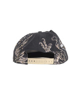 Bossi Vintage Rhinestone Snapback Hat black