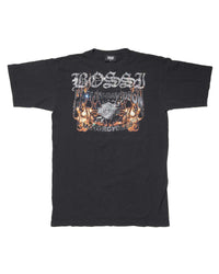 Bossi Vintage Rhinestone Tee Black