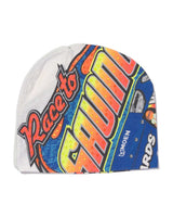 Bossi Vintage Rhinestone Beanie White