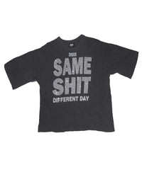 Bossi Vintage Rhinestone Same Shit Tee Black