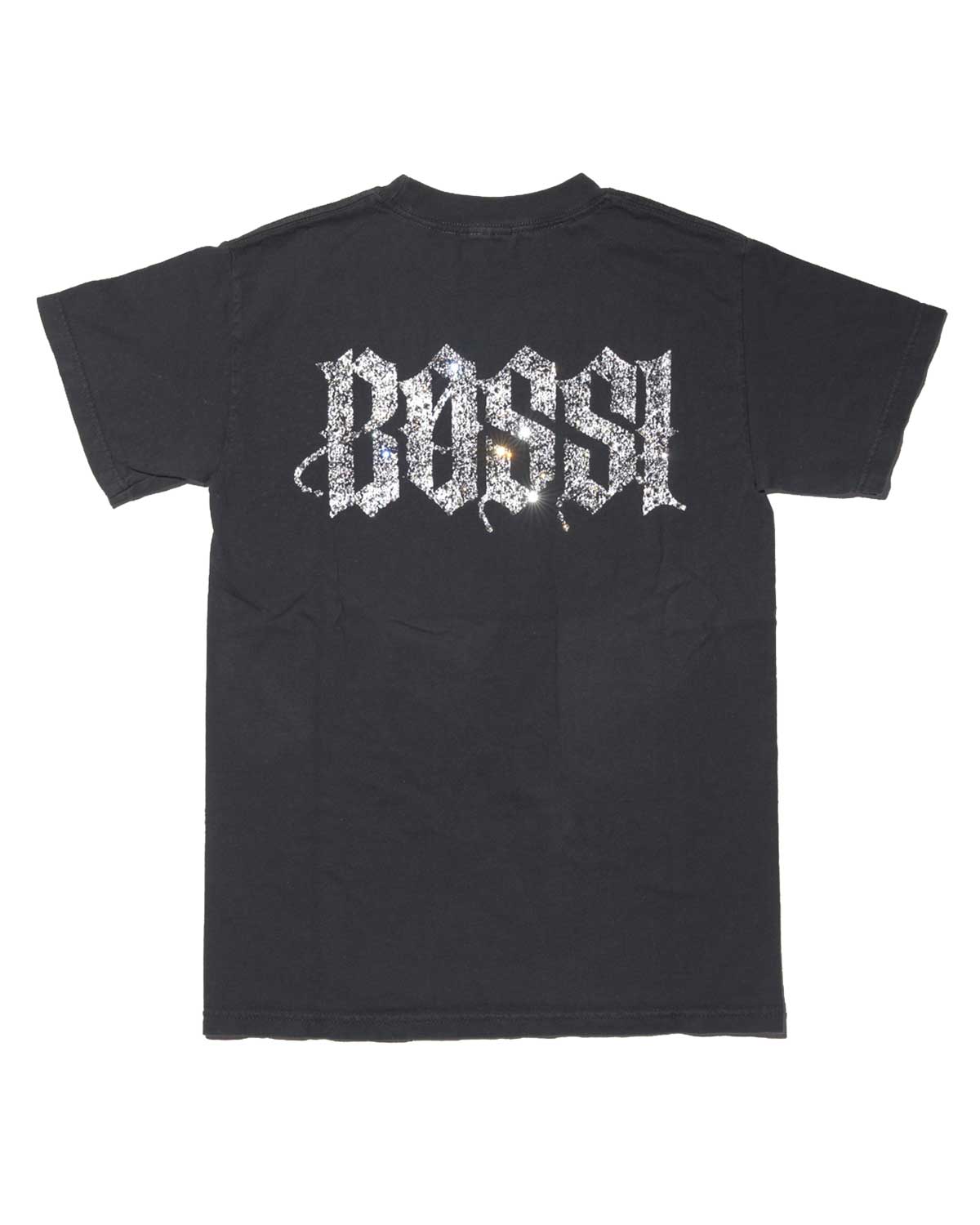 Bossi Vintage Rhinestone Tee Black
