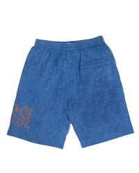 Bossi Vintage Rhinestone Shorts Blue/Orange 