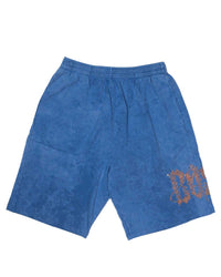 Bossi Vintage Rhinestone Shorts Blue/Orange 