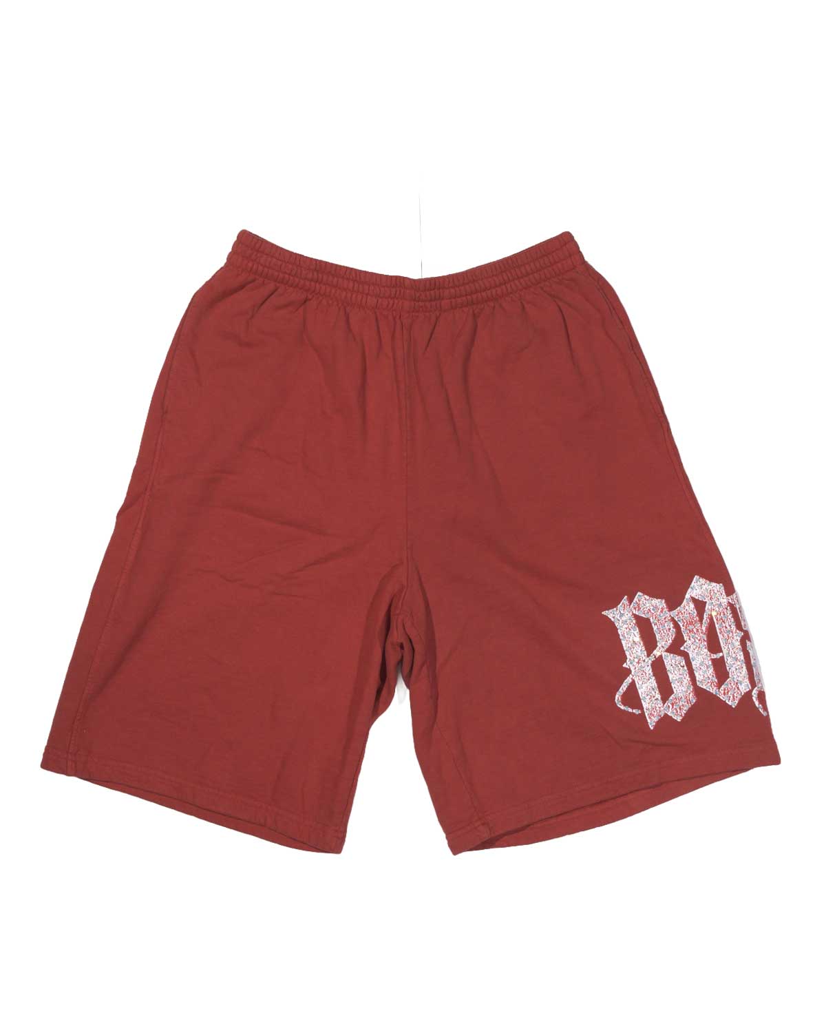 Bossi Vintage Rhinestone Shorts Red/White/Clear