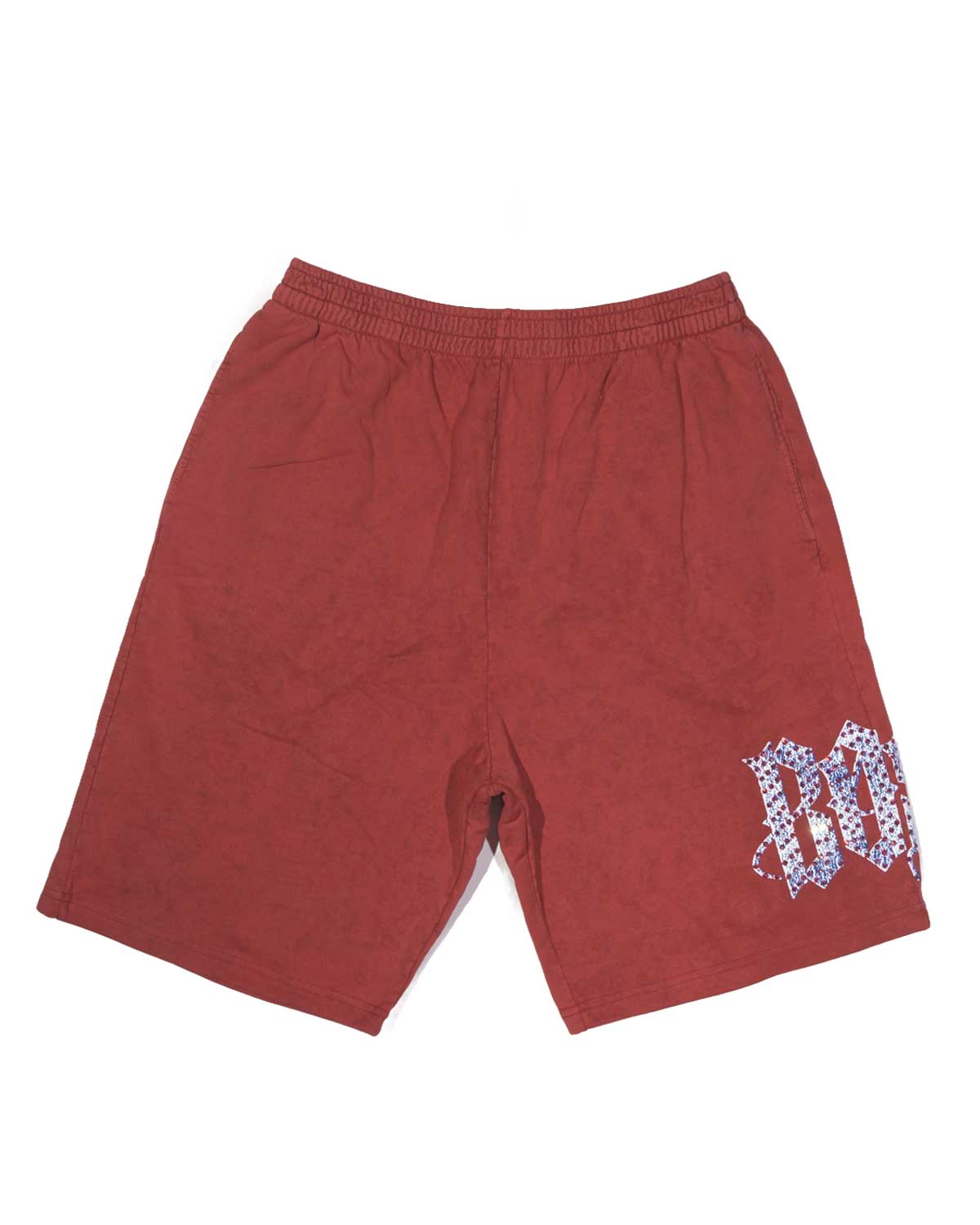 Bossi Vintage Rhinestone Shorts Red/White/Red