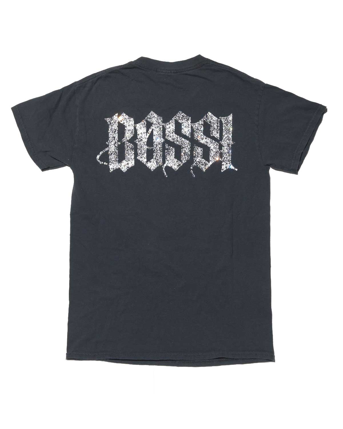 Bossi Vintage Rhinestone Tee Black