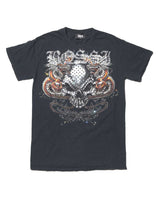 Bossi Vintage Rhinestone Tee Black