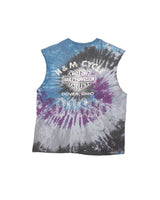 Bossi Vintage Rhinestone Sleeveless Tee Tie-Dyed