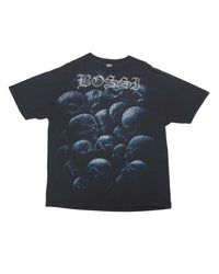 Bossi Vintage Rhinestone Tee Black