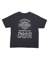 Bossi Vintage Rhinestone Tee Black
