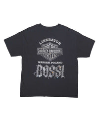 Bossi Vintage Rhinestone Tee Black