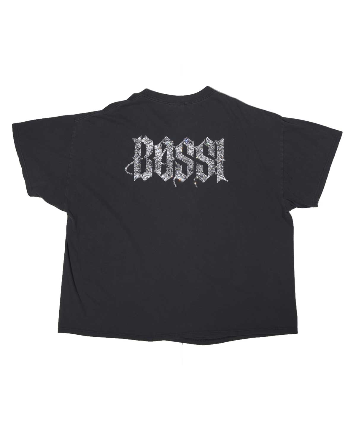 Bossi Vintage Rhinestone Tee Black