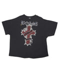 Bossi Vintage Rhinestone Tee Black