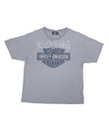 Bossi Vintage Rhinestone Tee Grey