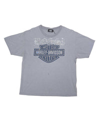 Bossi Vintage Rhinestone Tee Grey
