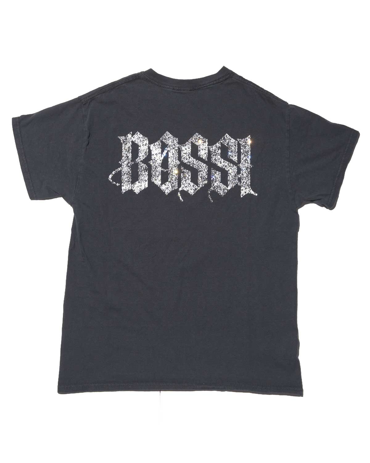Bossi Vintage Rhinestone Tee Black