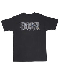 Bossi Vintage Rhinestone Unfknblvbl Tee Black