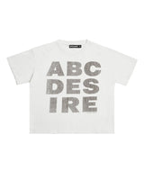 Bottega Desires ABC Desires Tee White