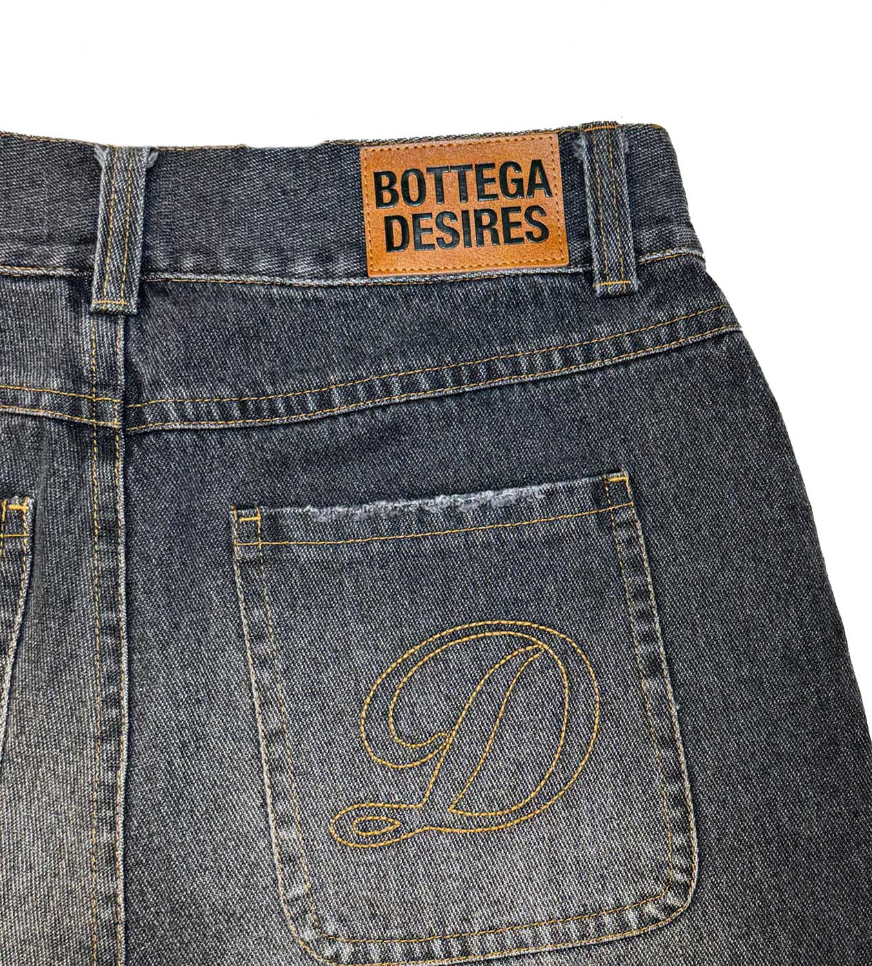 Bottega Desires Denim Shorts Black