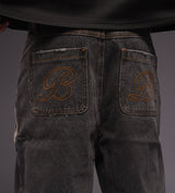 Bottega Desires Denim Shorts Black