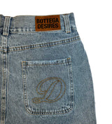 Bottega Desires Denim Shorts Blue