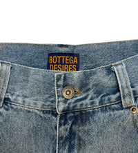 Bottega Desires Denim Shorts Blue