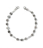 Bottega Desires Dice Game Wallet Chain Silver