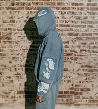 Bottega Desires Encore Hoodie Blue