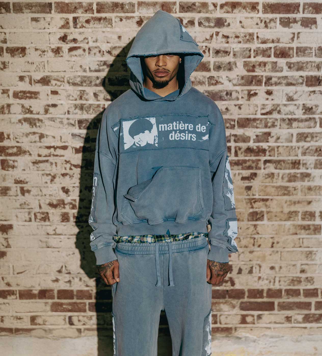 Matiere De Desirs Encore Hoodie Blue – Restock AR