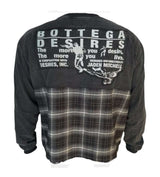 Bottega Desires Hybrid Flannel Tee Black